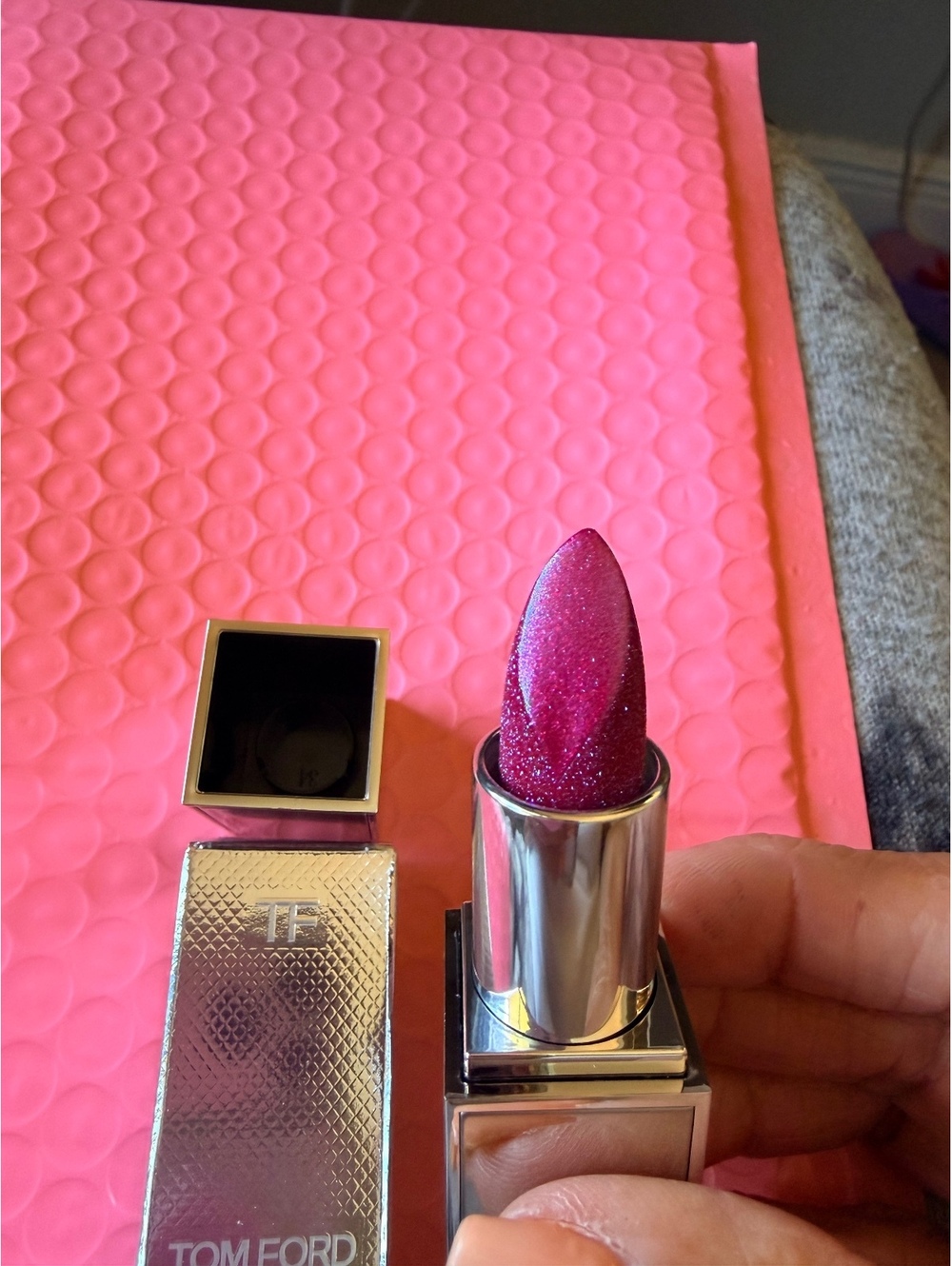 Tom Ford Extreme Lip Spark Lipstick in Sparkling Purple NEW